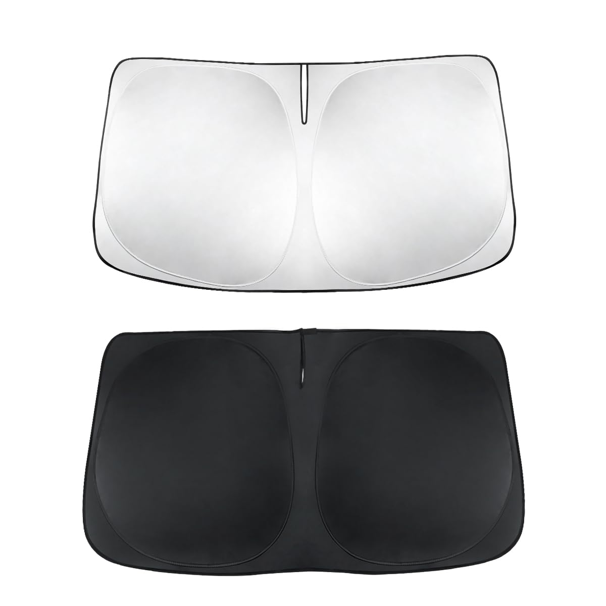 INTGET Front Windshield Sunshade For Nissan Frontier & Xterra (2005-2021) - Custom Fit Sun Protector - View #7