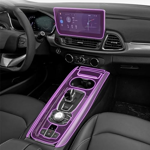 Film PPF Chery Exeed TX protection invisible de console centrale effet piano