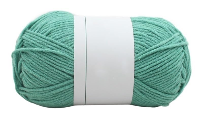 Fil de coton pour crocheter à 4 épaisseurs fil artisanal mélangé anti-dédoublement 5 rouleaux 50g