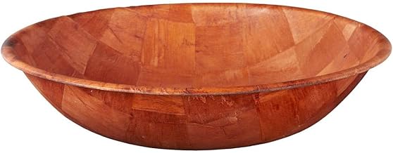 Paris Prix Couscous Wooden Hollow Salad Bowl 50 cm Brown