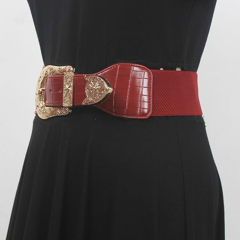 Waist sweater elastic accessories Lengthening coat belted dress waist cover women decorative wide4