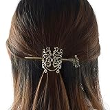Large Celtic Knots Dragon Hairpins –Norse Viking Crown Hair Jewelry for Long Hair Braids Barrettes V