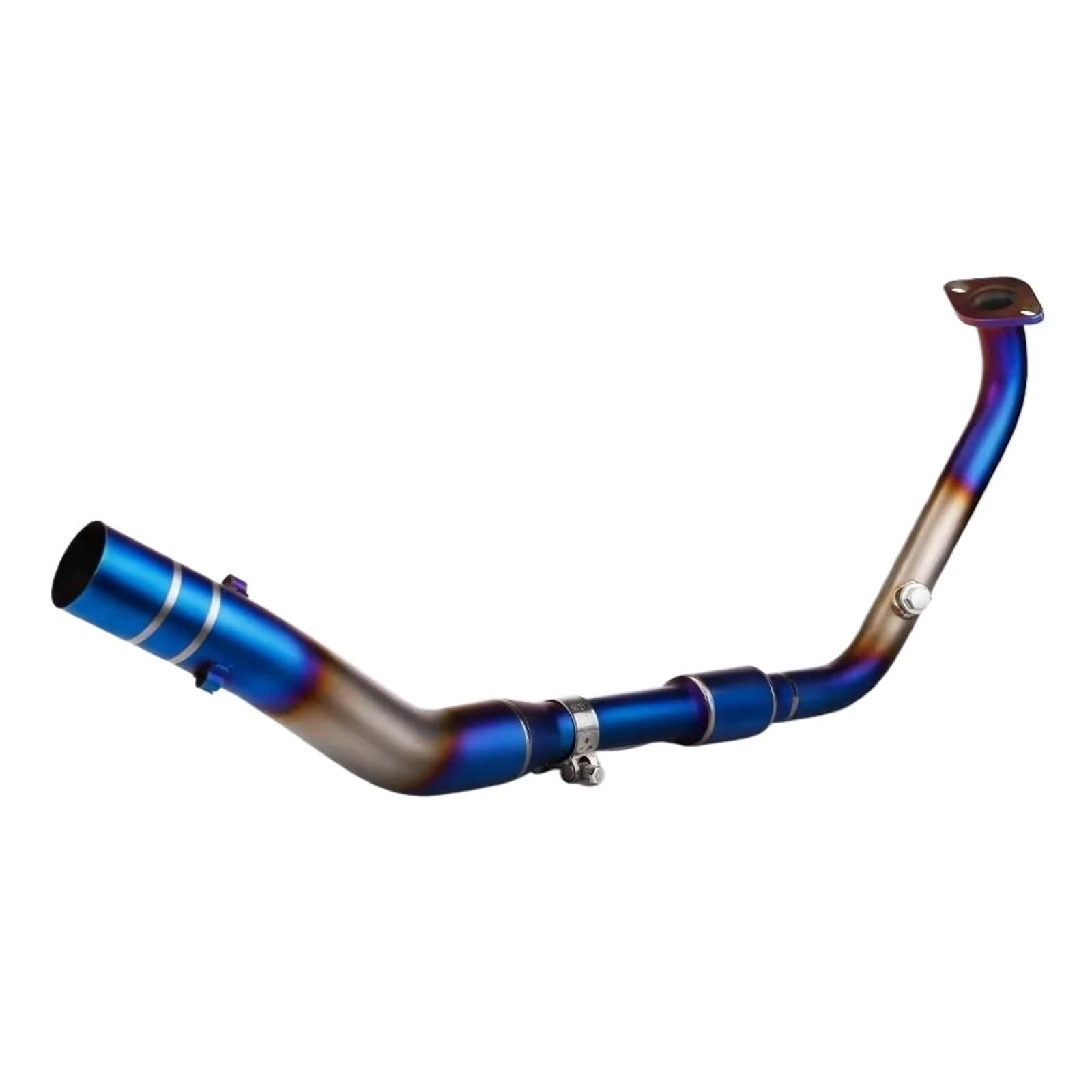 Tubo de escape completo para Yamaha R15 V4 y MT15 2017-2023 con colector delantero de titanio 51mm 7