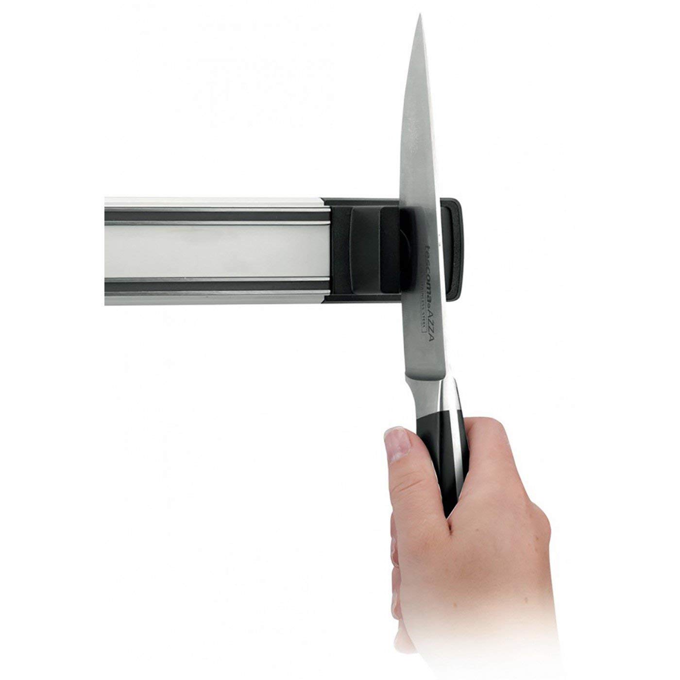 Tescoma Magnetic Knife Strip President, with Sharpener, 8 x 4.5 x 44.9 cm, Assorted