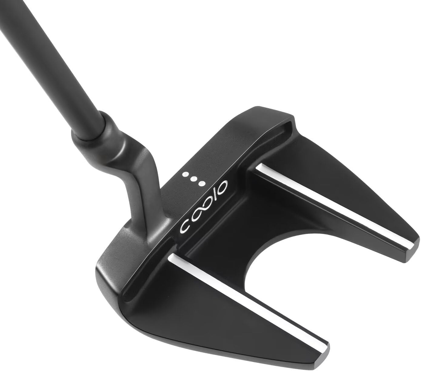COOLO Graphite Golf Putter, Provide Greater Stability and Less Face Twisting, Blade/Mallet/Heavy/Center Shafted Putter with Headcover, Oversized Pistol Grip, Right & Left Handed. 35" Heavy Mallet, RH