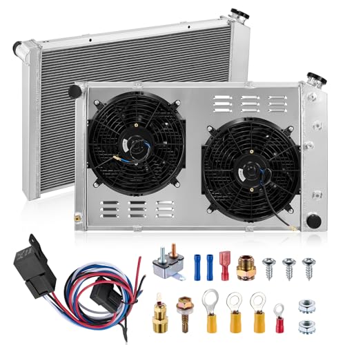 Image of BDFHYK Radiator with Fan, Thermostat Switch for Chevy C /K Series 75-80