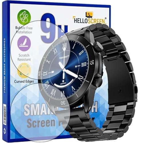 Image of 2-Pack Screen Protector for Fire Boltt Legacy 1.43 inch Smartwatch - Flexible TPU Screen Guard, HD Clear, Anti Scratch, Bubble Free, Full Coverage Film - Not Tempered Glass
