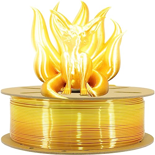 BBLIFE Silk Acid Blue PLA Peacock Blue Pearlescent Shining 3D Printing Material, 1kg 2.2lbs 1.75mm 3D Plastic Material, Widely Support for FDM 3D Printer, Easy to Print