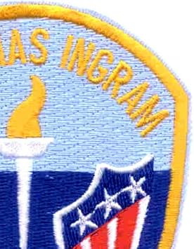 DD-938 USS Jonas Ingram Collectible Novelty Patch Ex Tridente Libertas