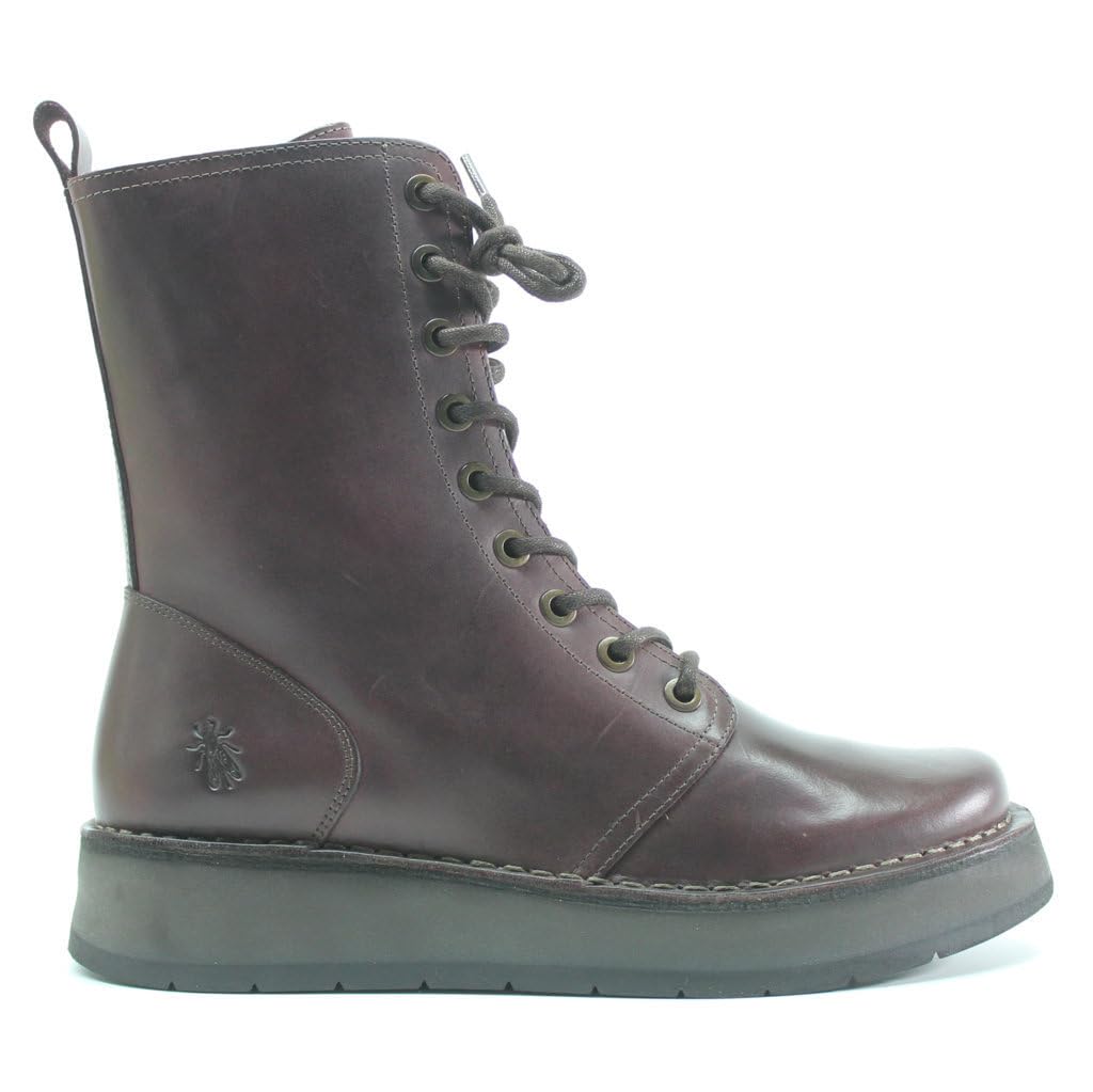 FLY London Women's RAMI043FLY Ankle Boot, Wine, 8 UK