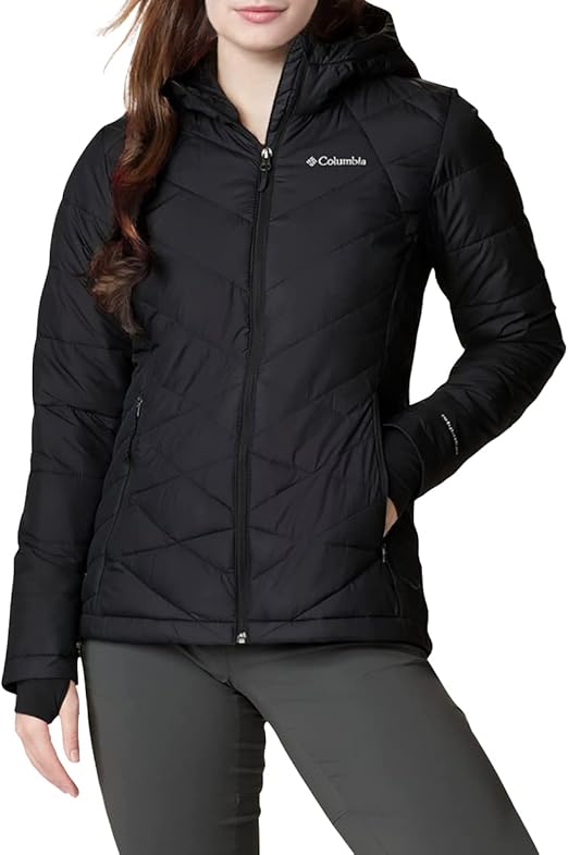 columbia long black coat