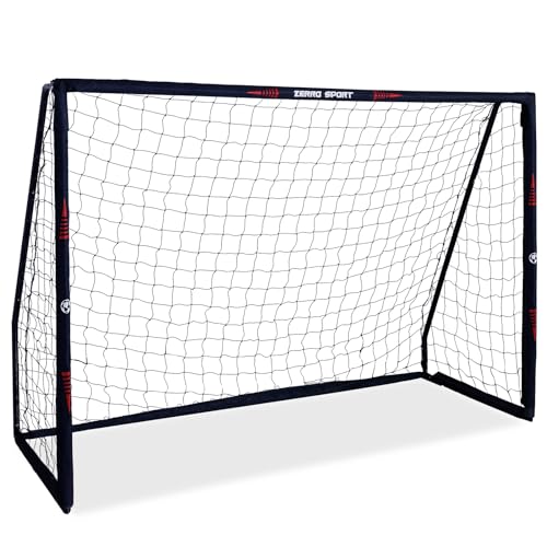 ZERRO Porteria Futbol Niños con Pared de Portería Porterias de Futbol para NiñosIdoneidad Adultos y Niños Porterias de Futbol para Jardin para Recreo & Entrenamiento 240x85x160cm