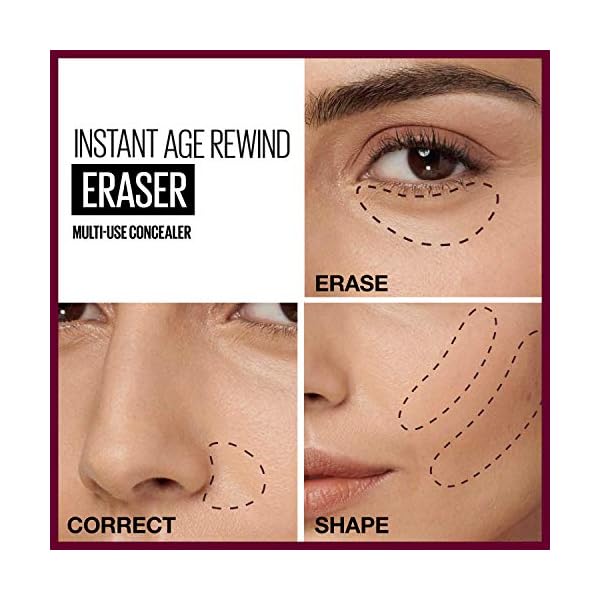 Maybelline Instant Age Rewind Eraser Dark Circles Treatment Multi-Use Concealer, 110, 1 Count (Packaging May Vary)