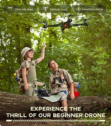 Drone with Camera, SYMA X600W Foldable 1080P FPV Camera Drones for Adults Kids Remote Control Quadcopter Gift Toys for Boys Girls with Altitude Hold, Headless Mode, One Key Start, 3D Flips 2 Batteries - Thumbnail 7