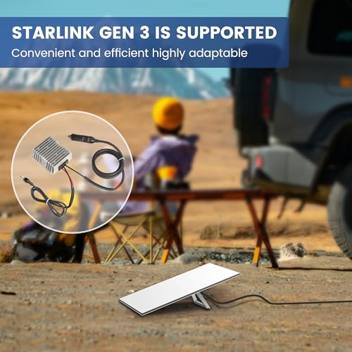 Image of Starlink Gen 3 Power Cord, Boost Power Cord for Starlink Gen3 Router, 9V-35V to 57V Boost Conversion Kit, G3 Step Up Power Adapter,Cigarette Lighter to DC Power Cord