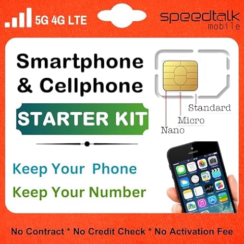 SpeedTalk Mobile Pre-Paid SIM Card Starter Kit Cover