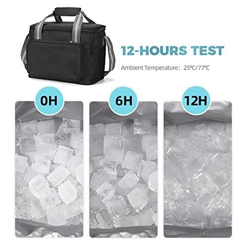 Homesen 15L Cooler Bag Portátil Isolado Cooler Bag para Viagem Caminhadas Praia Piquenique Churrasco