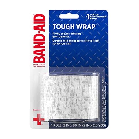 Band-Aid Tough Wrap Self-Adhesive Bandage Cover