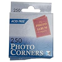 The Photo Album Company Spenderbox mit 250 Foto Foto Ecke, transparent