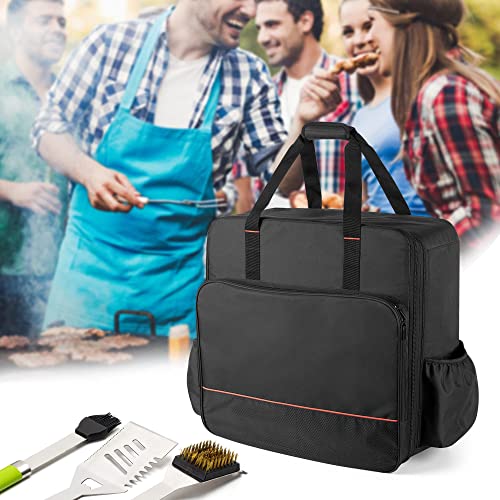 samdew 17 Inch Tabletop Griddle Carry Bag Backpack, Portable Outdoor Griddle Storage Cover Mainly Compatible with Blackstone 17 Inch Tabletop Griddle with & Without Hood, Bag Only (Patented Design) by samdew - Image 8