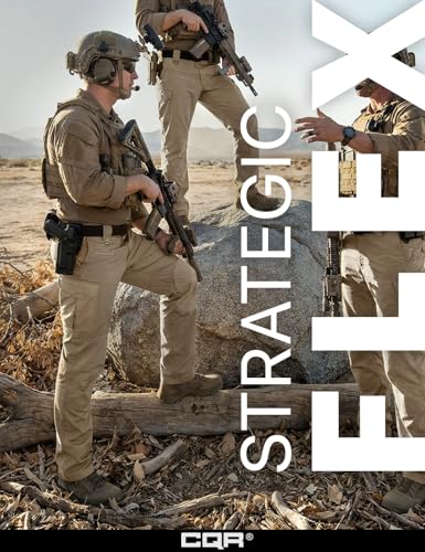 Image of CQR Men's Flex Ripstop Tactical Pants, Water Resistant Stretch Cargo Pants, Lightweight EDC Hiking Work Pants