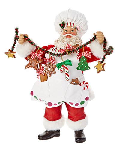 Kurt S. Adler C7400 Kurt Adler Fabriche Christmas Chef Santa Figurine cover