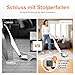 GripFix® Teppich Antirutschunterlage – STARKER Halt OHNE RÜCKSTÄNDE – MEHR Sicherheit IM Alltag – Waschbare & Wiederverwendbare Pads (4 Set, Schwarz)