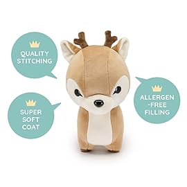 Bellzi Deer Cute Stuffed Animal Plush Toy - Adorable Soft Woodland Deer Toy Plushies and Gifts - Perfect Present for Kids, Babies, Toddlers - Deeri