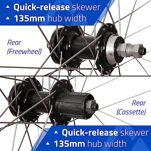 Rcg, Dw19-700, Wheel, Rear, 700C / 622, Holes: 36, Qr, 135Mm, Rim And Disc Is 6-Bolt, Shimano Hg #TOP3