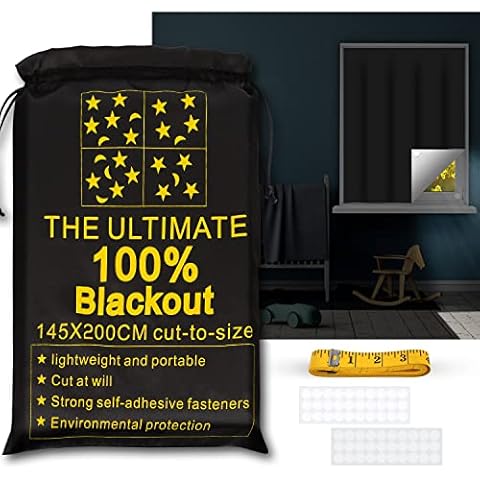 RUseeN Portable Blackout Shades Cover