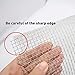 304 Stainless Steel Woven Wire Mesh1 Roll, 5 Mesh - Aperture 4.5mm, About 12