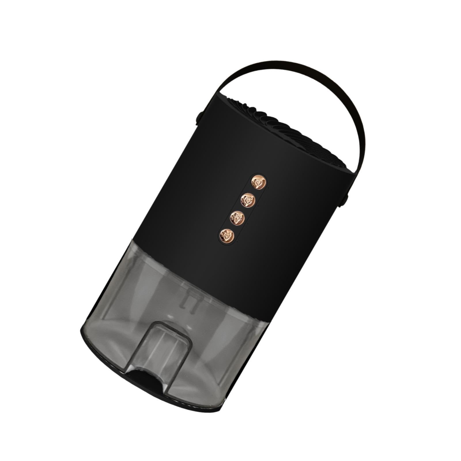 Gralara Deshumidificador eléctrico para el hogar, Compacto, con Temporizador de 12 Horas y Tanque de Agua de 1,3 l, Ideal para oficinas, dormitorios, Casas, Negro