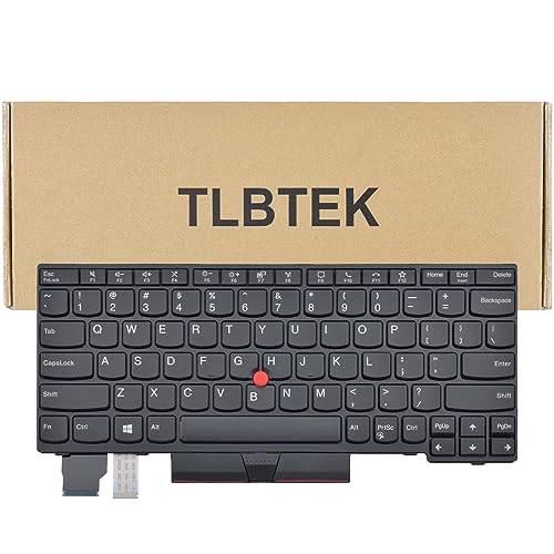TLBTEK Keyboard Replacement Compatible with Lenovo IBM ThinkPad A285 X280 X390 X395,L13 Gen 1,L13 Yoga Gen 1,X13 Gen 1,L13 Gen 2,L13 Yoga Gen 2 Series Laptop