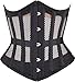 Produktbild Orchard Corset CS-345 Damen Mesh Unterbrust Orginal Stahl Knoed Taille Training Korsett - Schwarz - 22" (Taille 26/28")