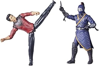 Figuras Marvel Shang-Chi And The Legend Of The Ten Rings - Shang-Chi contra Death Dealer - F0940 - Hasbro, Vermelho, preto, azul e amarelo