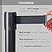Qbuster Retractable Belt Stanchion Safety Barrier Post with 11 ft. Belt and Sign Holder (10 Post Bundle)