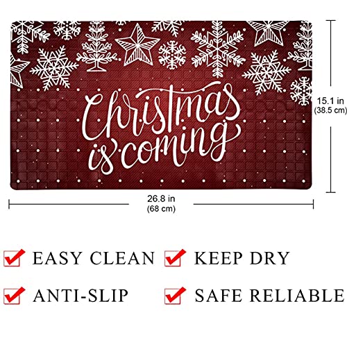 Tapis de bain Noël flocon de neige, idée cadeau utile pour la maison - 5