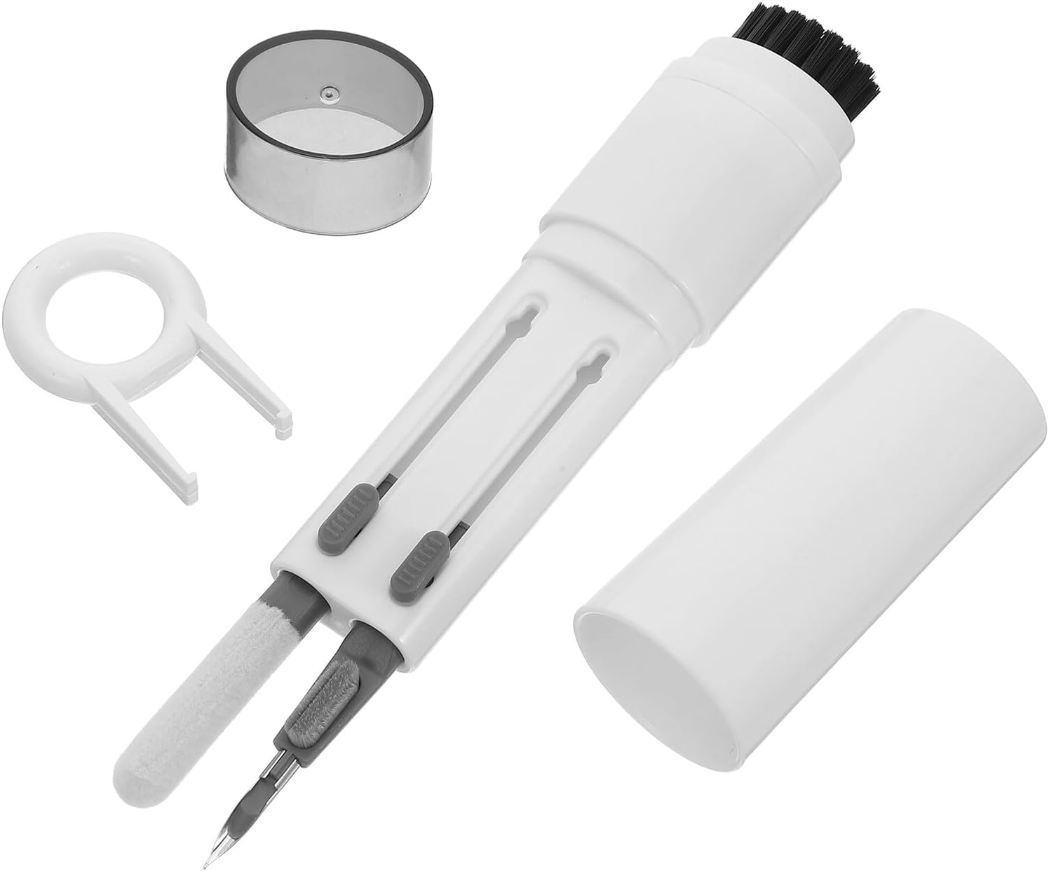 6-in-1 Multifunctional Electronic Cleaning Kit for Earbuds and Keyboard, Portable Phone Cleaner Tool with Brush for Laptop and Mobile Device Maintenance