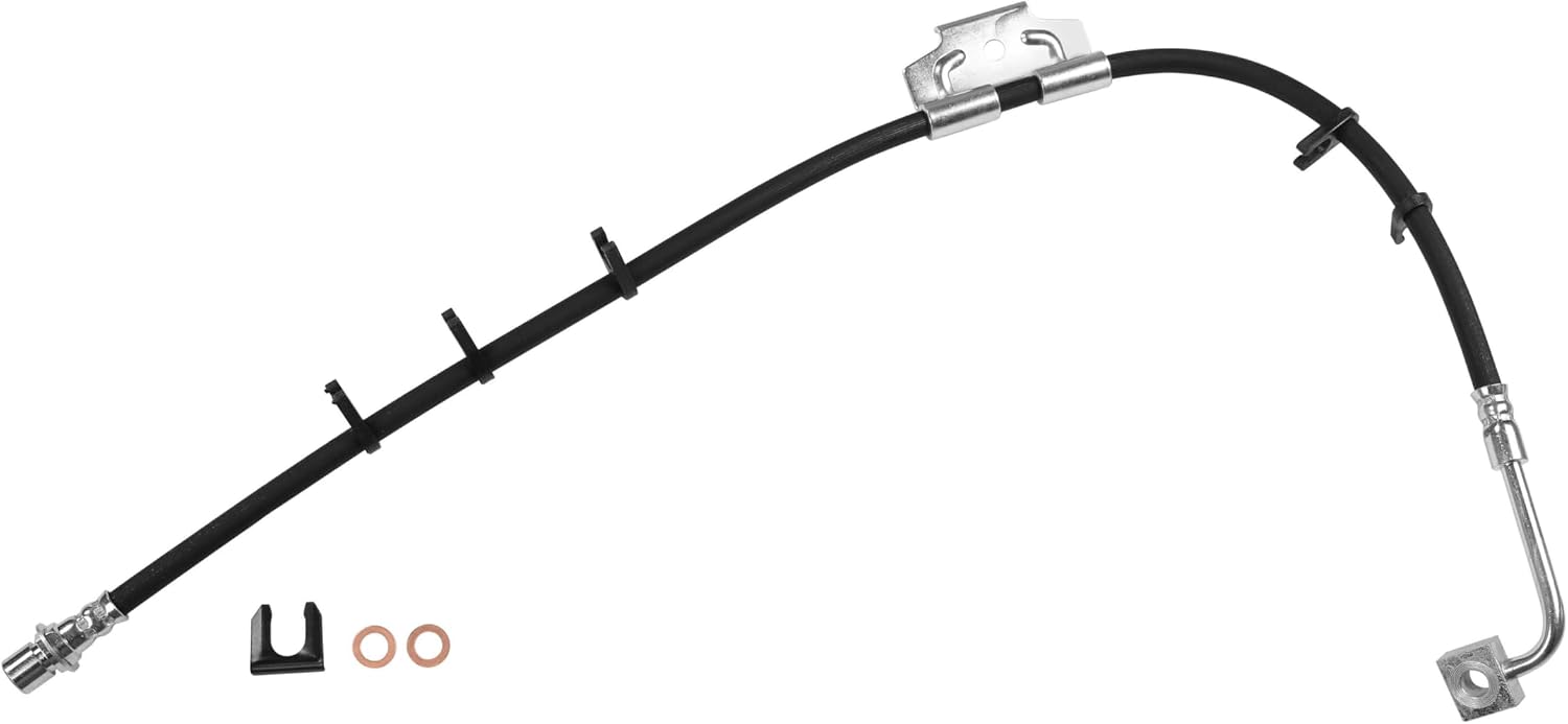 Sunsong 2204778 Brake Hydraulic Hose Compatible with Select Ram 2500 2011-2013, Ram 3500 2011-2013, Ram 3500 2011-2012, Dodge Ram 2500 2003-2010, Dodge Ram 3500 2003-2010 and other Models