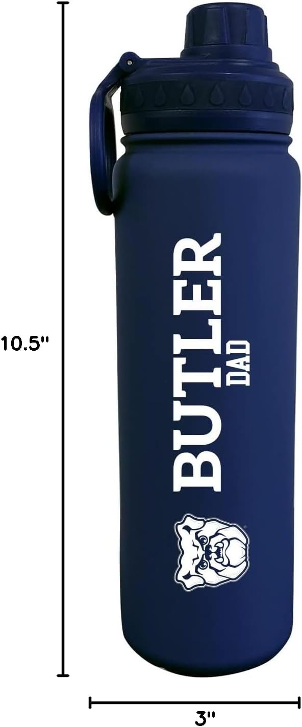 The Fanatic Group Butler University Dad 24 oz. Stainless Steel Bottle - Navy