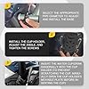 AFIODA Adaptive Cycling Bottle Holder, 360° Rotating Bike & Motorcycle Cup Holder with Adjustable Auto-Clamp, Universal Drink Cage for 32–77mm Bottles, Secure Water Bottle Mount for Cycling (Black) #1