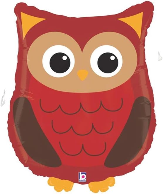 Betallic 26-Inch Owl Woodland Critter Foil Balloon