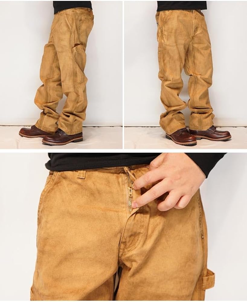 Amazon | [児島ジーンズ] 富士金梅 ダスティー ペインターパンツ