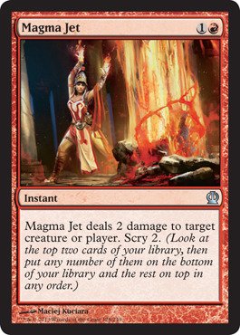 Magic The Gathering - Magma Jet - Theros