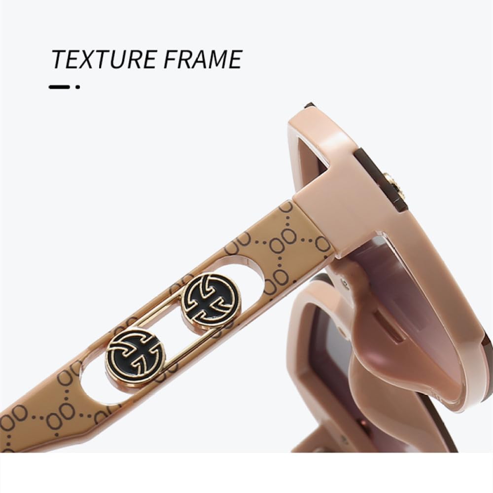 Gafas de sol cuadradas Hombres Mujeres Gafas de sol de viaje Retro UV400 Gafas de sol de moda Gafas de sol unisex