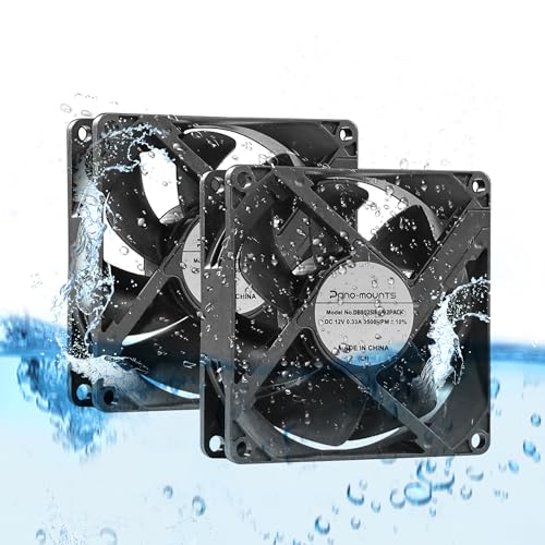 80mm IP68 Waterproof Dual Ball Fan