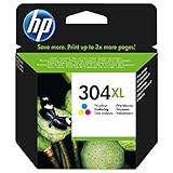 Cartucho HP 304 x L Color original para HP Deskjet 3720 3730 3732 High Capacity n9 K07ae 304 x LC Capacidad 300 páginas