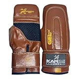 Pro Bag Mitt Gloves, Bag Gloves, Bare-Fist Punching Feel, Zero Resistance Training for Triggering Fast Twitch Muscles, for Men, Women and Kids. (Brown, S/M)