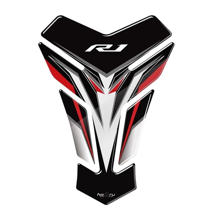 Autocollant de protection réservoir moto anti-rayure de carburant carbone YZF-R1
