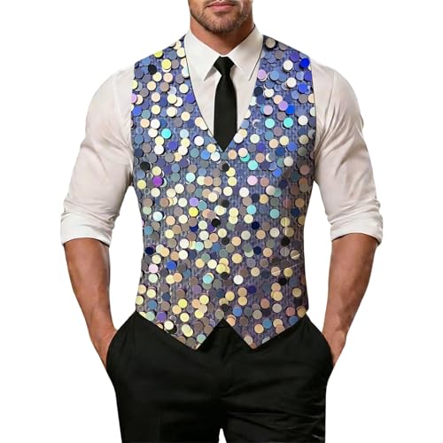 Gilet de soirée à paillettes confortable sans démangeaison pour danser toute la nuit